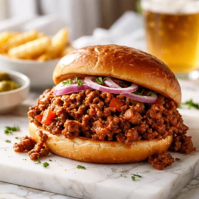 Image of Sloppy Joe Under a Bun