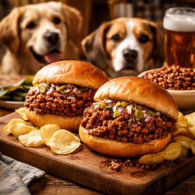 Image of Sloppy Joes with Dogs