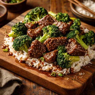Image of Slow Cooked Beef and Broccoli