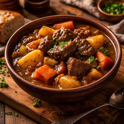 Image of Slow Cooked Beef Stew Gravy