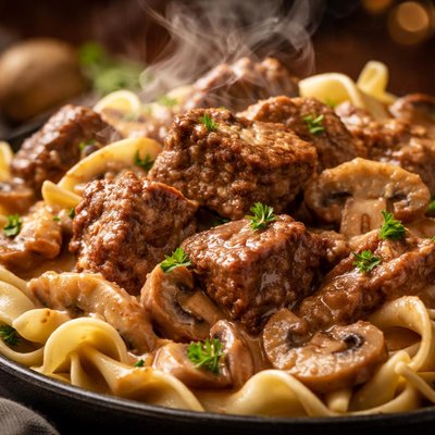 Image of Slow Cooked Beef Stroganoff