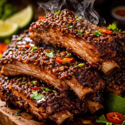 Image of Slow Cooked Caribbean Spiced Ribs