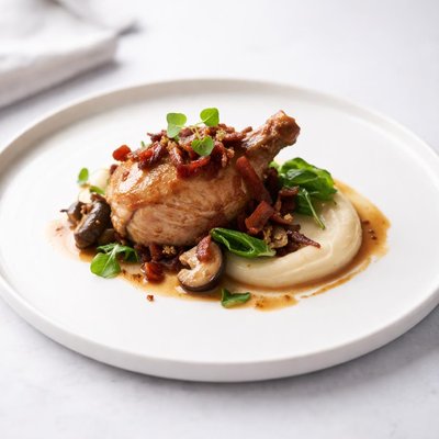 Image of Slow Cooked Chicken and Bacon