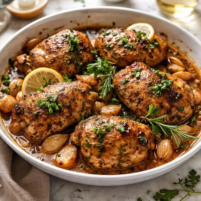 Image of Slow Cooked Garlic Chicken