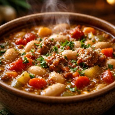 Image of Slow Cooked Italian Bean Soup