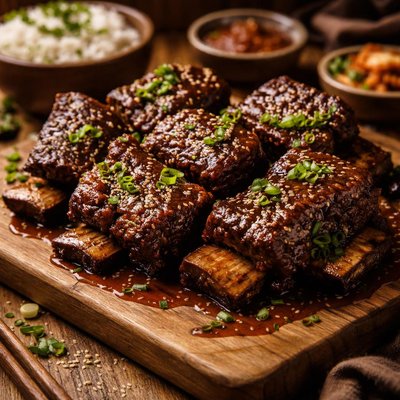 Image of Slow Cooked Korean Beef Short Ribs