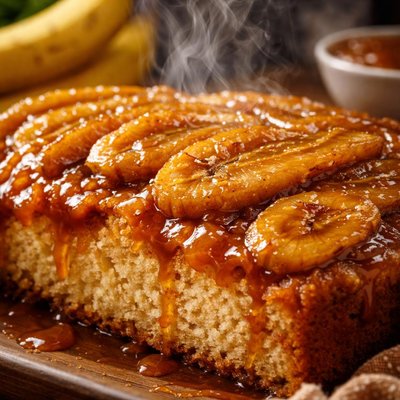 Image of Slow Cooker Banana Upside Down Cake