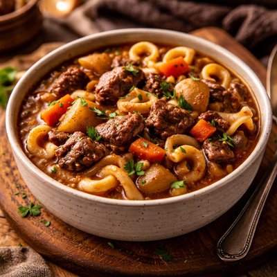 Image of Slow Cooker Beef Noodle Stew