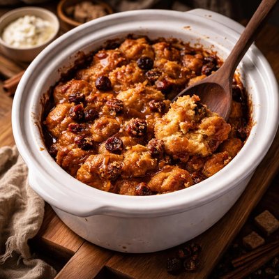 Image of Slow Cooker Bread Pudding
