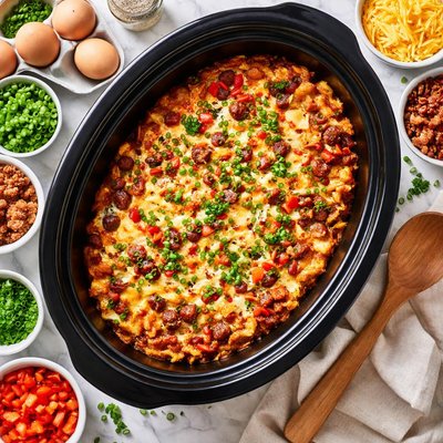 Image of Slow Cooker Breakfast Casserole from Scratch