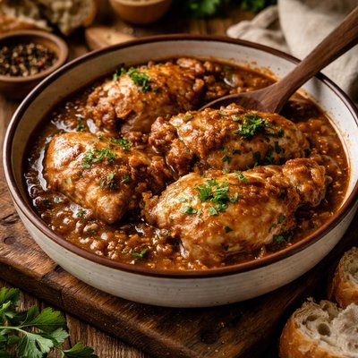 Image of Slow Cooker Chicken in Sauce