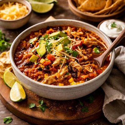 Image of Slow Cooker Chicken Taco Stew