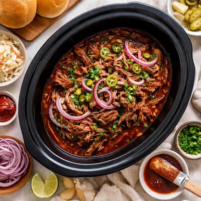 Image of Slow Cooker Chuck Roast Barbecue
