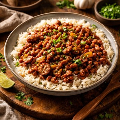 Image of Slow Cooker Coconut Red Beans and Rice