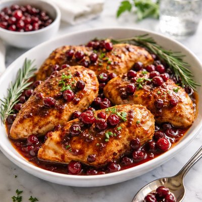 Image of Slow Cooker Cranberry Chicken