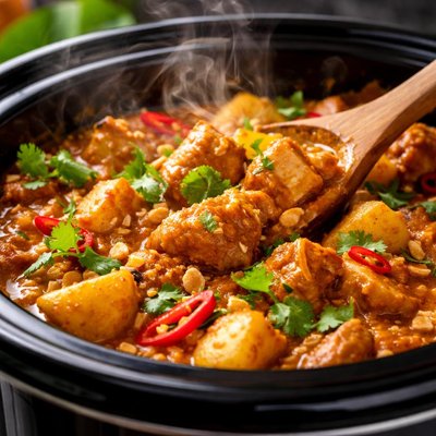 Image of Slow Cooker Crock Pot Massaman Curry