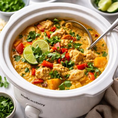 Image of Slow Cooker Crock Pot Thai Chicken Curry