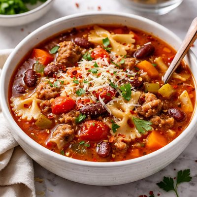 Image of Slow Cooker Easy Spicy Sausage Soup