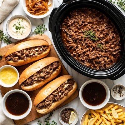 Image of Slow Cooker French Dip