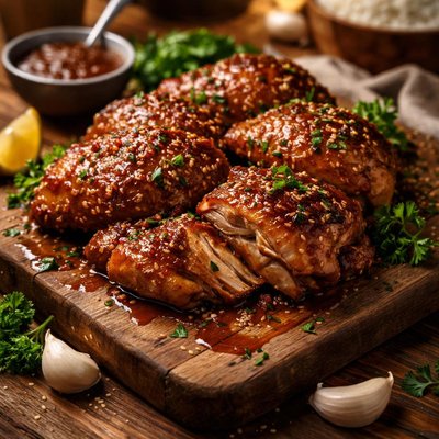 Image of Slow Cooker Honey Garlic Chicken