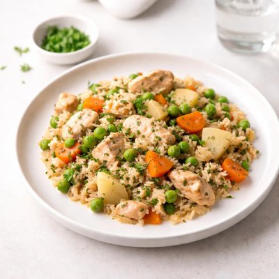 Image of Slow Cooker Meal in One Casserole