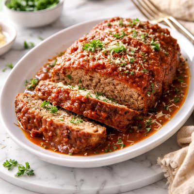 Image of Slow Cooker Meatloaf Italian Style