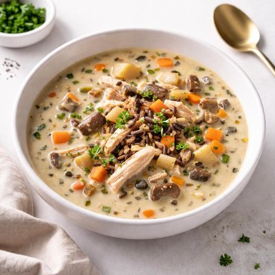 Image of Slow Cooker North Woods Wild Rice Soup