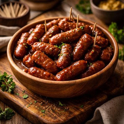 Image of Slow Cooker Party Sausages