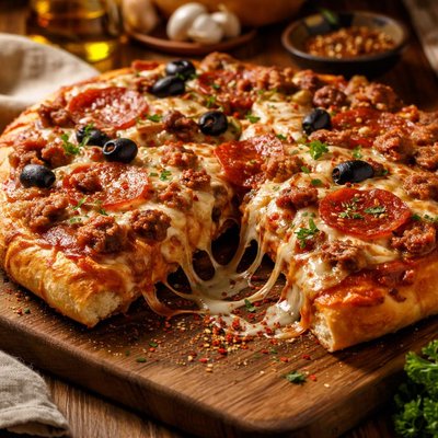 Image of Slow Cooker Pizza