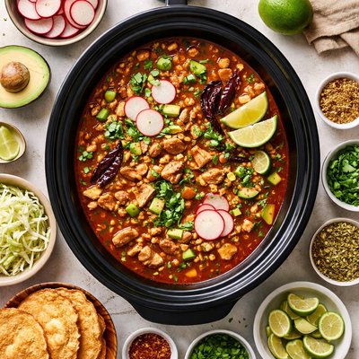 Image of Slow Cooker Pork Pozole