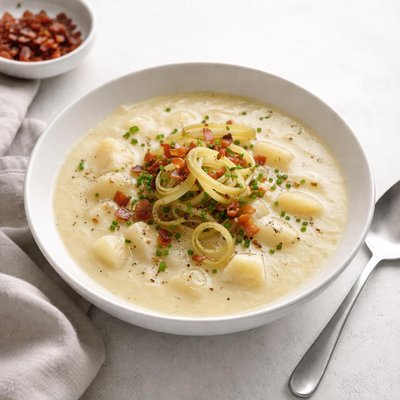 Image of Slow Cooker Potato Leek Soup