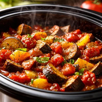 Image of Slow Cooker Ratatouille Crock Pot Slow Cooker