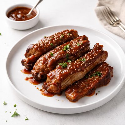 Image of Slow Cooker Sweet Bbq Pork Spareribs or Chicken
