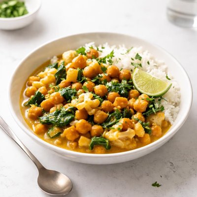 Image of Slow Cooker Vegetable Chickpea Curry