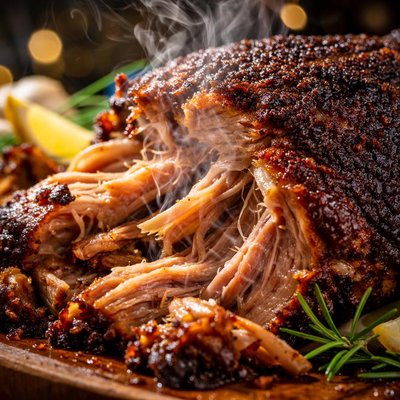 Image of Slow Roasted Smoked Pork Shoulder