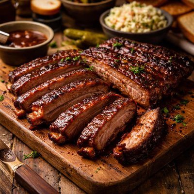Image of Slow Smoked Pork Ribs