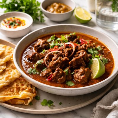 Image of Slowburn Goat Curry with Friend Roti