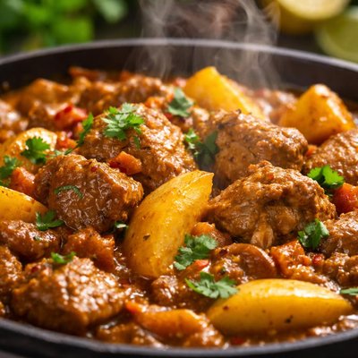 Image of Slower Cooker Pork Curry with Apples