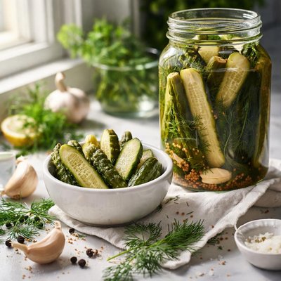 Image of Small Batch Refrigerator Dill Pickles