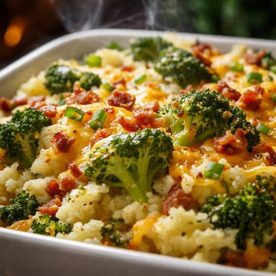 Image of Smashed Potato Broccoli Casserole