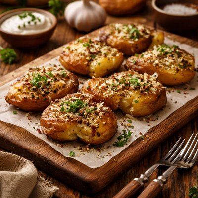 Image of Smashed Potatoes for Two