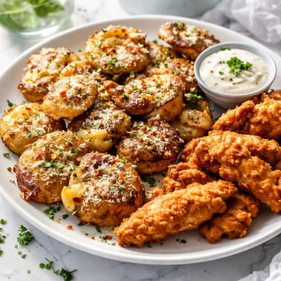 Image of Smashed Potatoes Plus Cfa