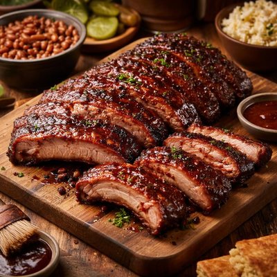 Image of Smoked Barbecue Ribs