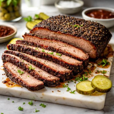 Image of Smoked Beef Brisket Texas Style