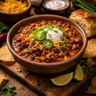 Image of Smoked Cajun Chili