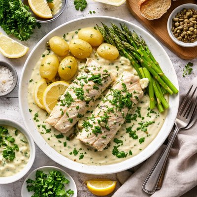 Image of Smoked Cod in Parsley Sauce