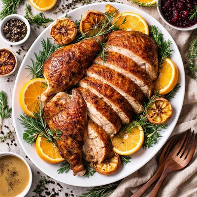 Image of Smoked Garlic and Orange Turkey