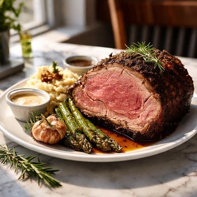 Image of Smoked Prime Rib Rich Davis K C Masterpiece Resturant