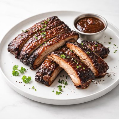 Image of Smoked Ribs on the Grill