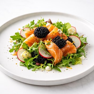 Image of Smoked Salmon and Caviar Salad